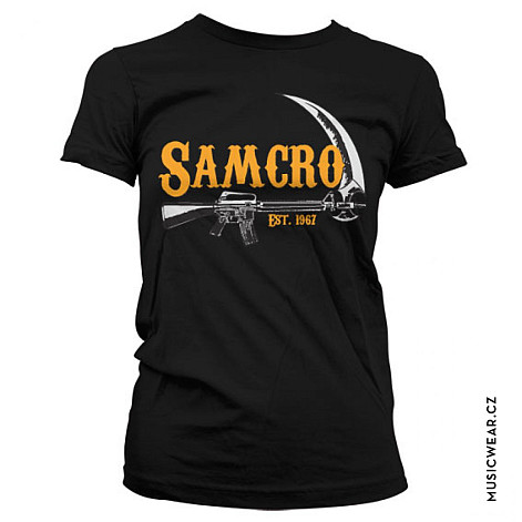 Sons of Anarchy tričko, SAMCRO Est. 1967, dámské