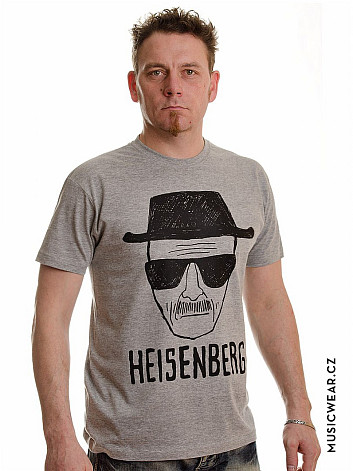 Breaking Bad tričko, Heisenberg Sketch Grey, pánské