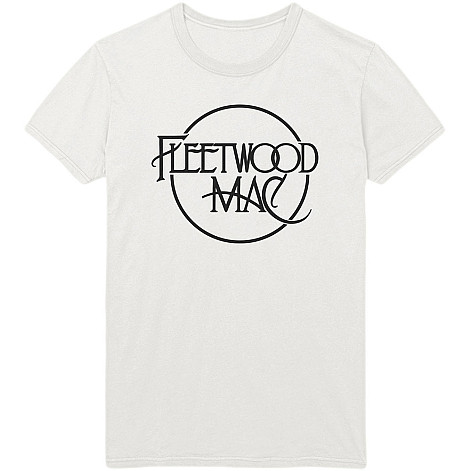 Fleetwood Mac tričko, Classic Logo White, pánské