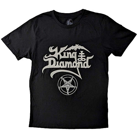 King Diamond tričko, Logo V.2 Black, pánské