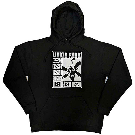 Linkin Park mikina, Logos Rectangle Black, pánská