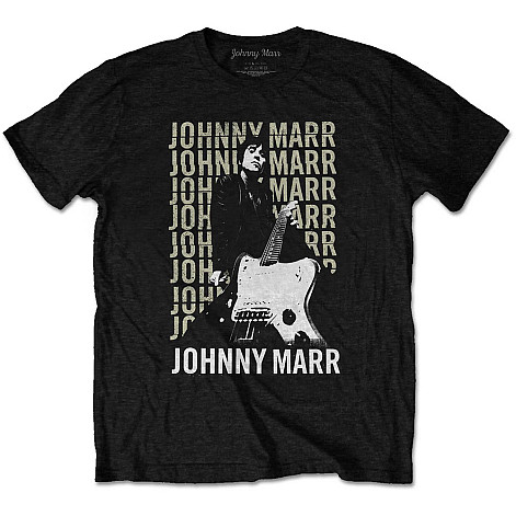 Johnny Marr tričko, Guitar Photo Black, pánské