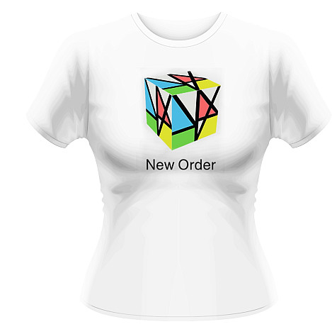 New Order tričko, Rubix White, dámské