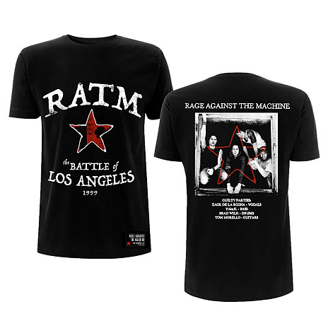Rage Against The Machine tričko, Battle Star, pánské