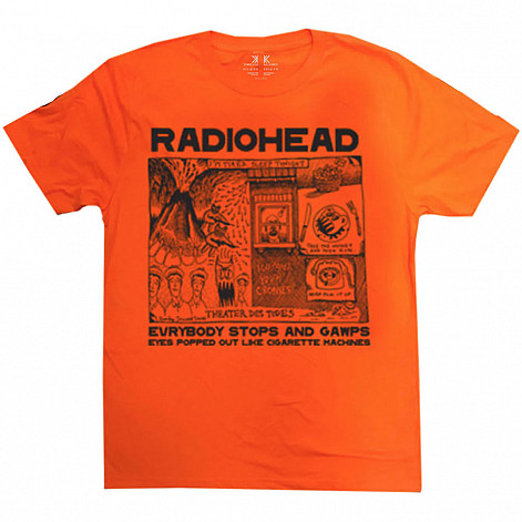 Radiohead tričko, Gawps Organic Orange, pánské