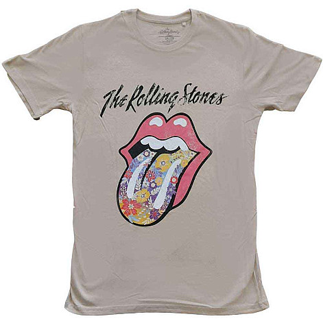 Rolling Stones tričko, Flowers Tongue Sand, pánské