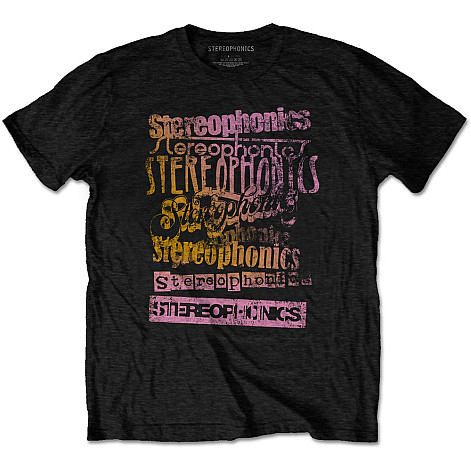 Stereophonics tričko, Logos Black, pánské