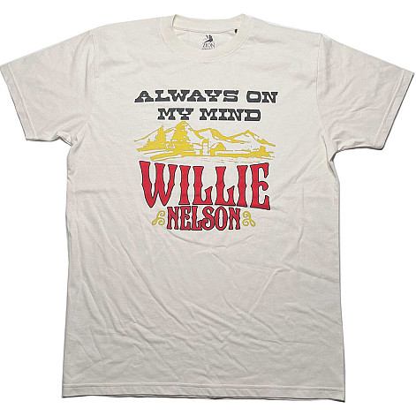 Willie Nelson tričko, Always On My Mind Natural, pánské