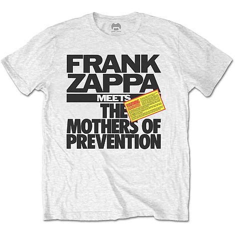 Frank Zappa tričko, The Mothers of Prevention White, pánské