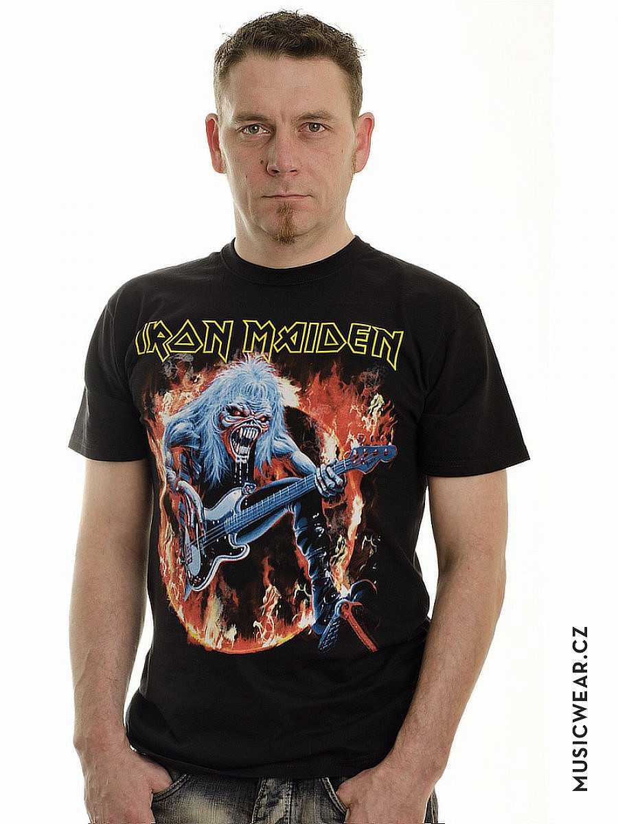 Iron Maiden tričko, Fear Live Flames, pánské, velikost M