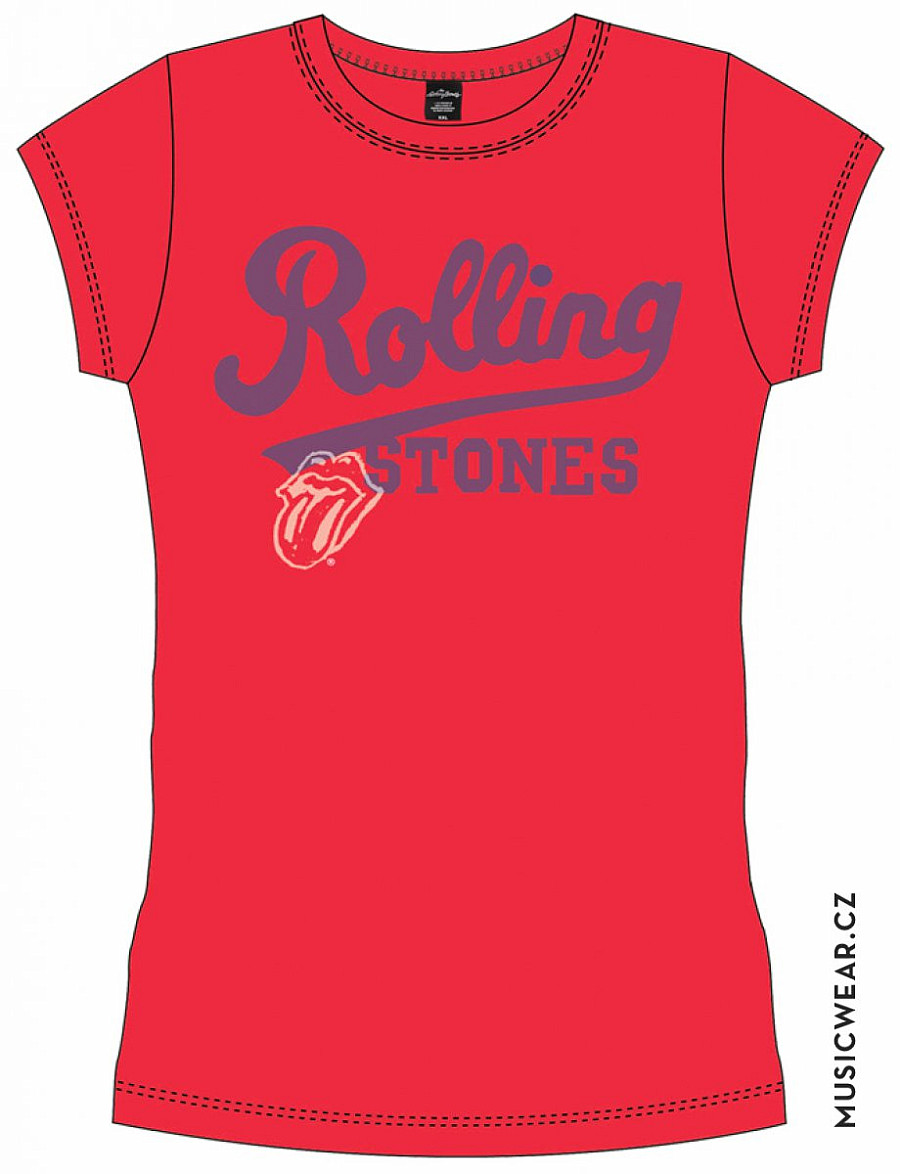 Rolling Stones tričko,Team Logo, dámské, velikost L