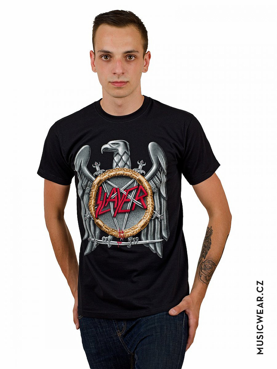 Slayer tričko, Silver Eagle, pánské, velikost S