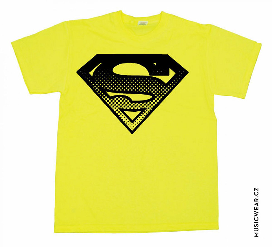Superman tričko, Halftone Shield, pánské, velikost L