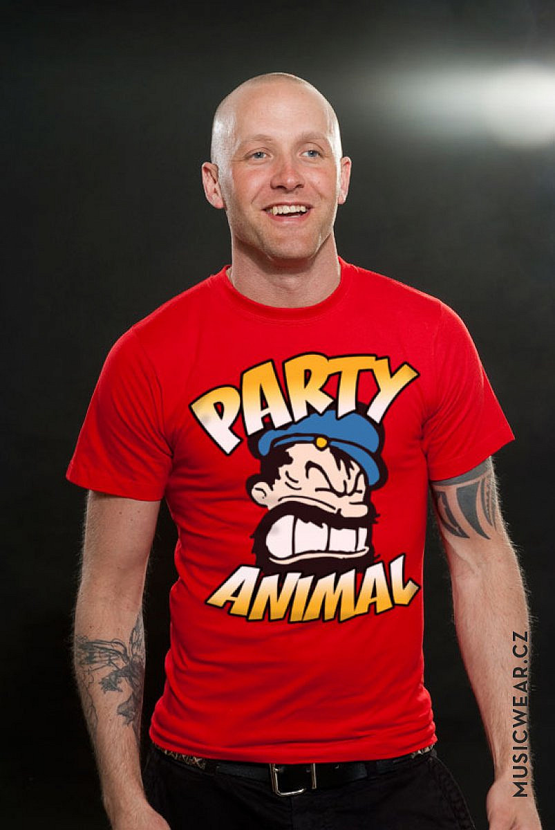 Pepek námořník tričko, Brutos Party Animal, pánské, velikost XXL