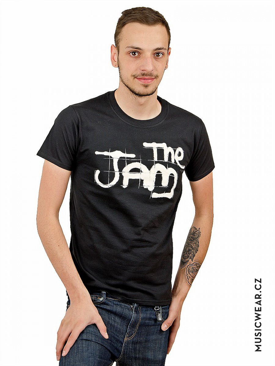 The Jam tričko, Spray Logo Black, pánské, velikost S