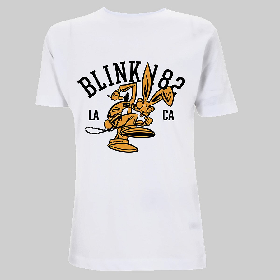 Blink 182 tričko, College Mascot White, pánské, velikost XXL