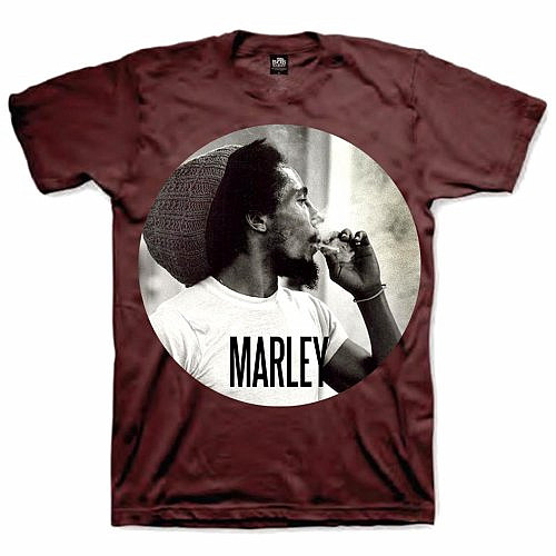 Bob Marley tričko, Smokin Circle, pánské, velikost XL
