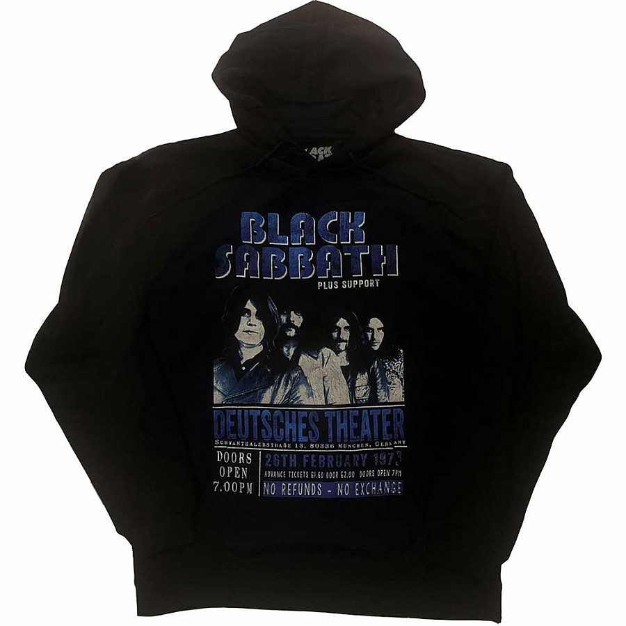 Black Sabbath mikina, Deutsches &#039;73 Eco Friendly Black, pánská, velikost XL