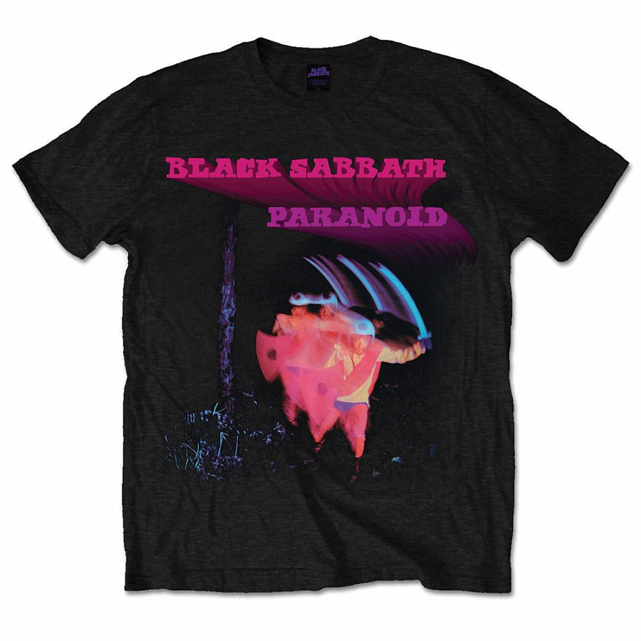 Black Sabbath tričko, Paranoid Motion Trails, pánské, velikost S