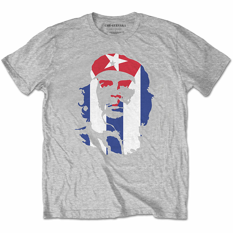 Che Guevara tričko, Star And Stripes Grey, pánské, velikost S