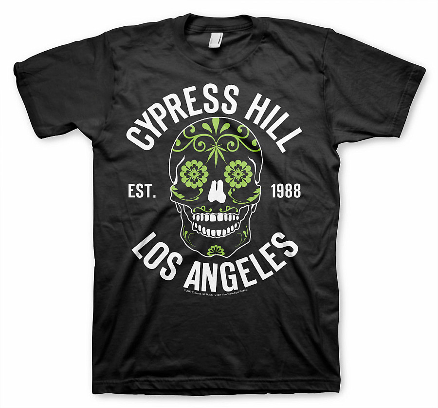 Cypress Hill tričko, Sugar Skull, pánské, velikost M