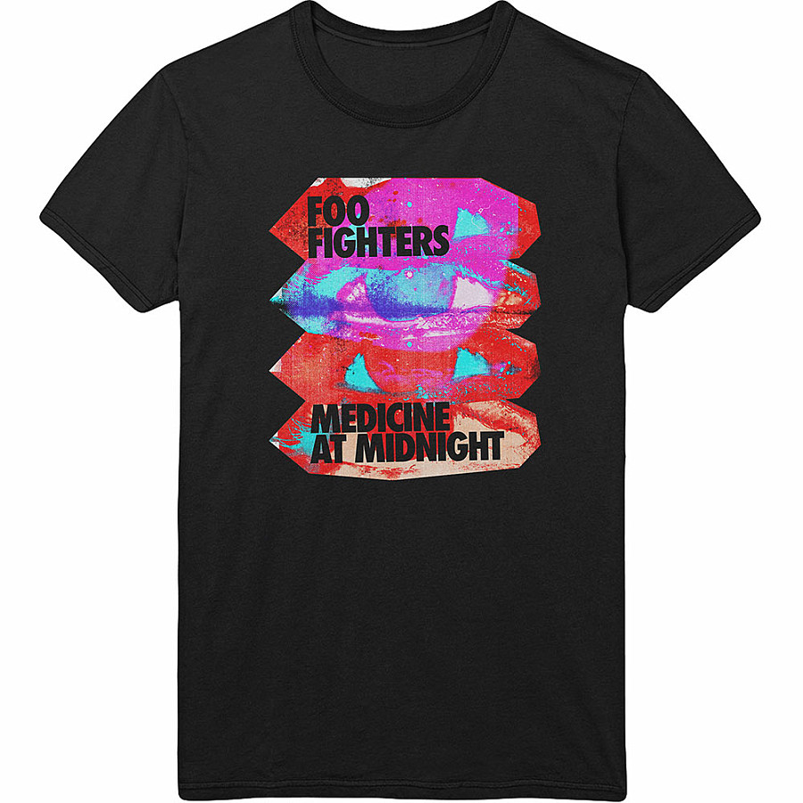 Foo Fighters tričko, Medicine At Midnight Black, pánské, velikost M