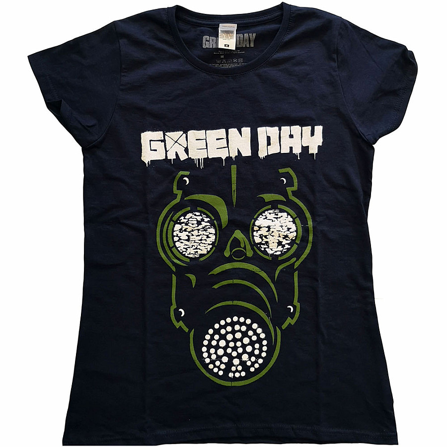 Green Day tričko, Green Mask Girly Blue, dámské, velikost XXL