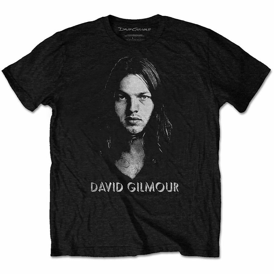 Pink Floyd tričko, David Gilmour Halftone Face, pánské, velikost L