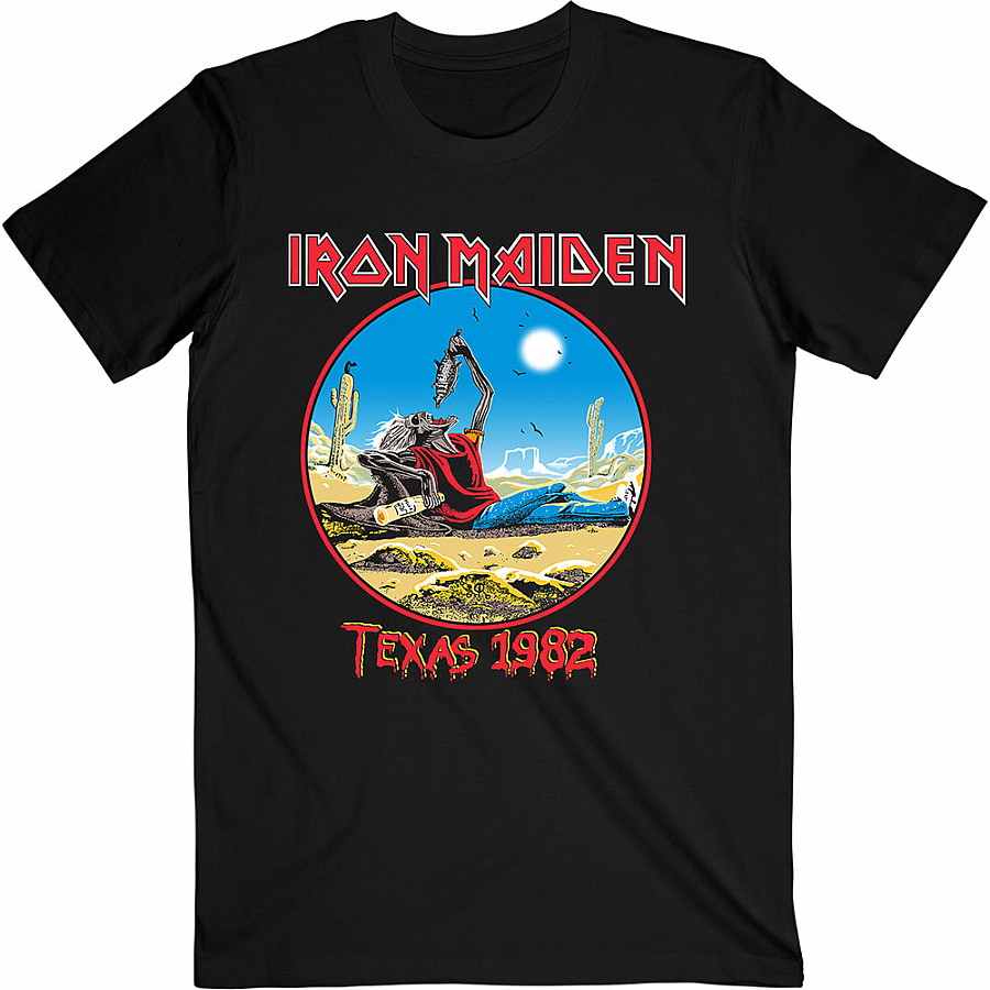 Iron Maiden tričko, The Beast Tames Texas BP Black, pánské, velikost L