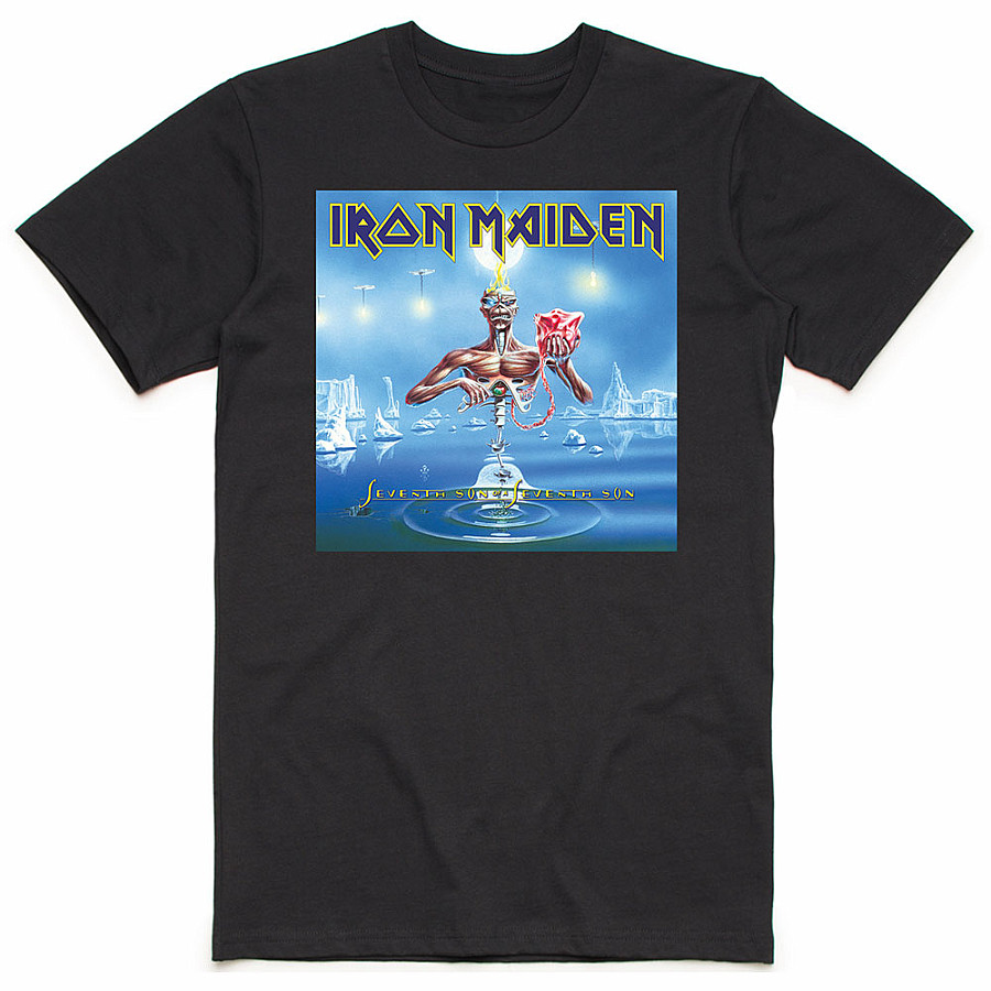 Iron Maiden tričko, Seventh Son Box Black, pánské, velikost S