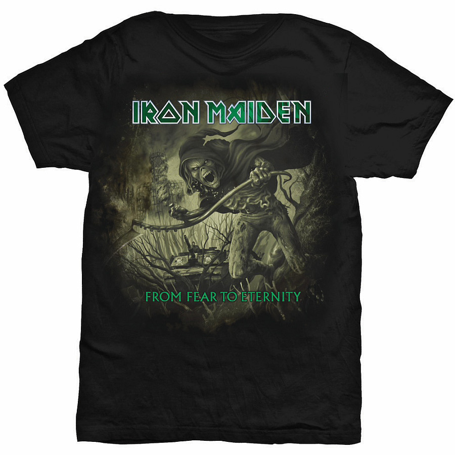 Iron Maiden tričko, From Fear To Eternity Distressed, pánské, velikost M