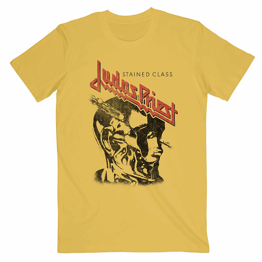 Judas Priest tričko, Stained Class Vintage Head Yellow, pánské, velikost XXL