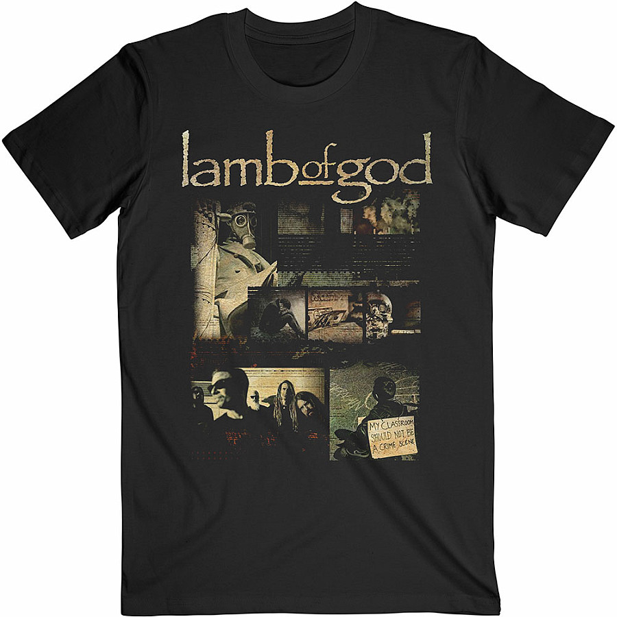 Lamb Of God tričko, Album Collage Black, pánské, velikost XXL