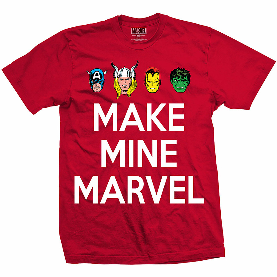 Marvel Comics tričko, Make Mine, pánské, velikost XL