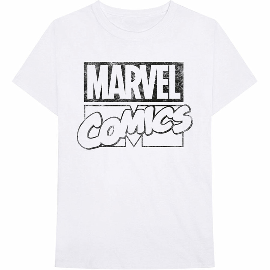 Marvel Comics tričko, Logo, pánské, velikost XXL
