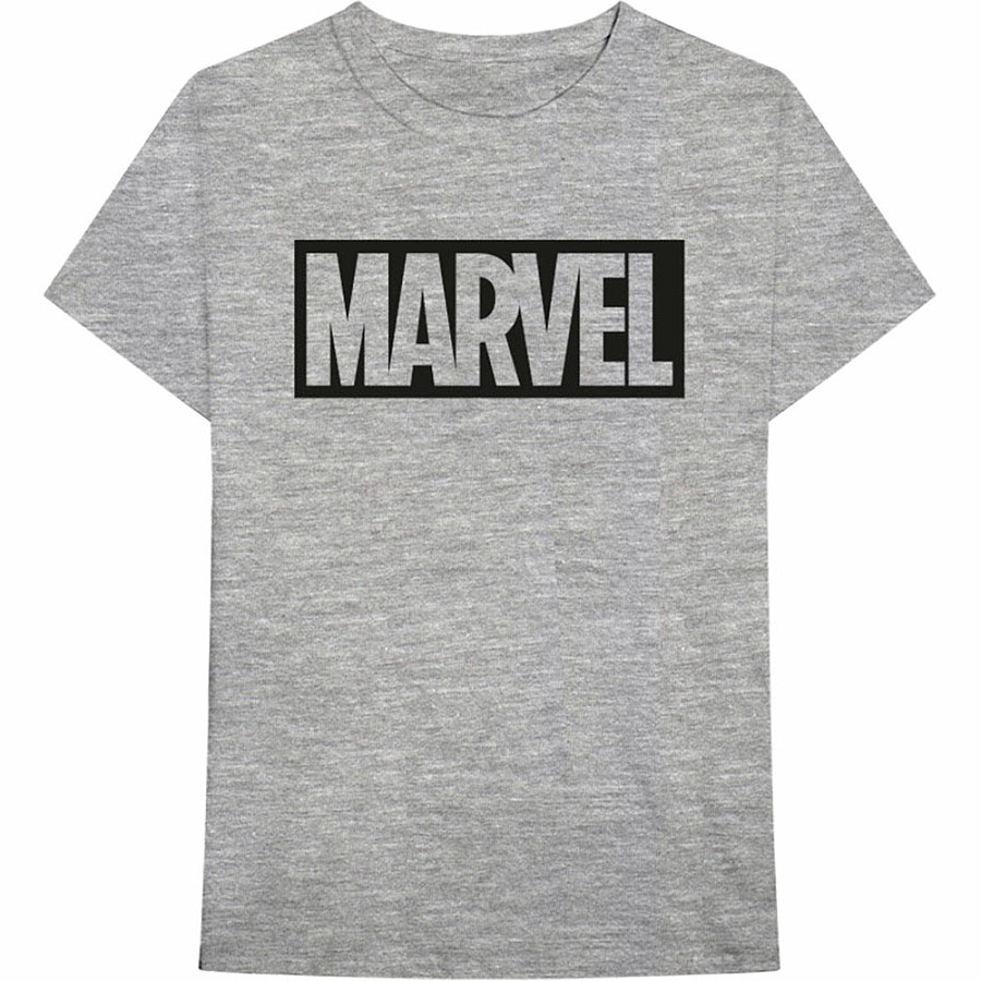 Marvel Comics tričko, Logo Grey, pánské, velikost M