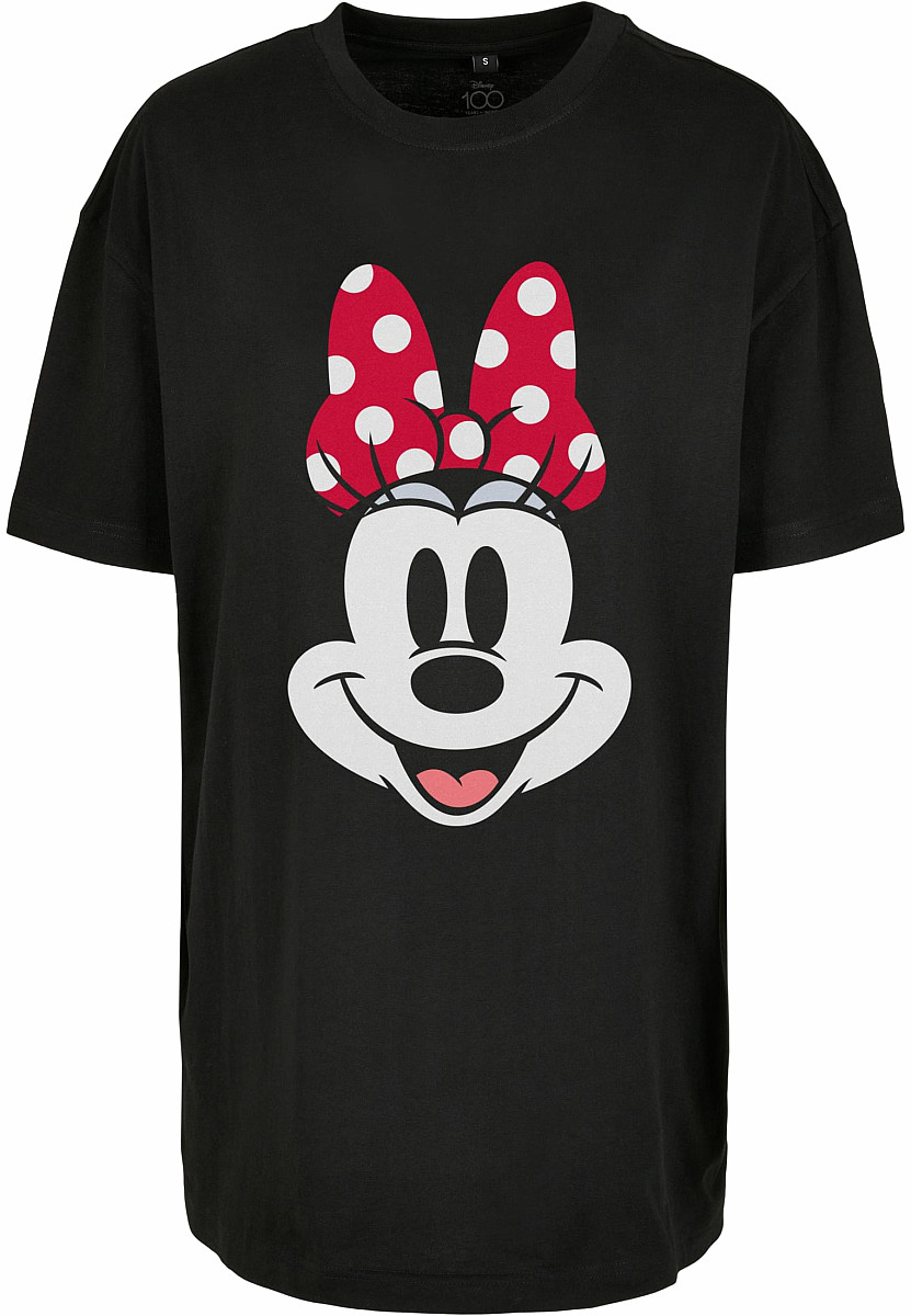 Mickey Mouse tričko, Minnie Smiles Ladies Black, dámské, velikost L
