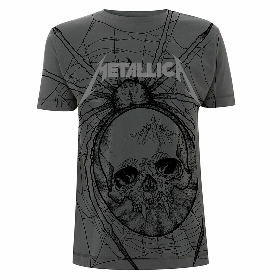 Metallica tričko, Spider Charcoal, pánské, velikost XL