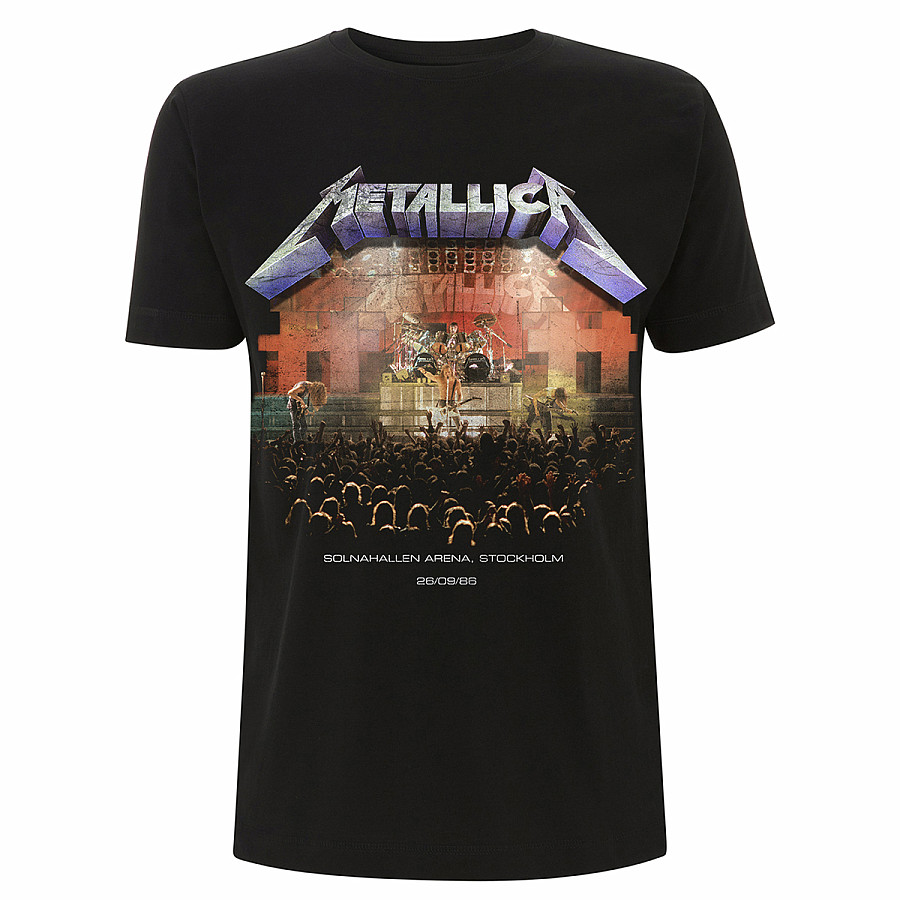 Metallica tričko, Stockholm 86, pánské, velikost S