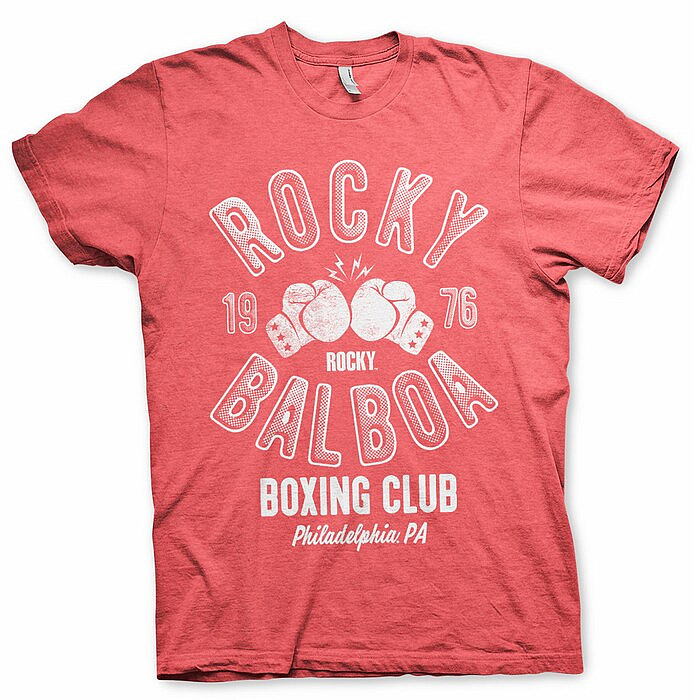 Rocky tričko, Boxing Club Red, pánské, velikost S