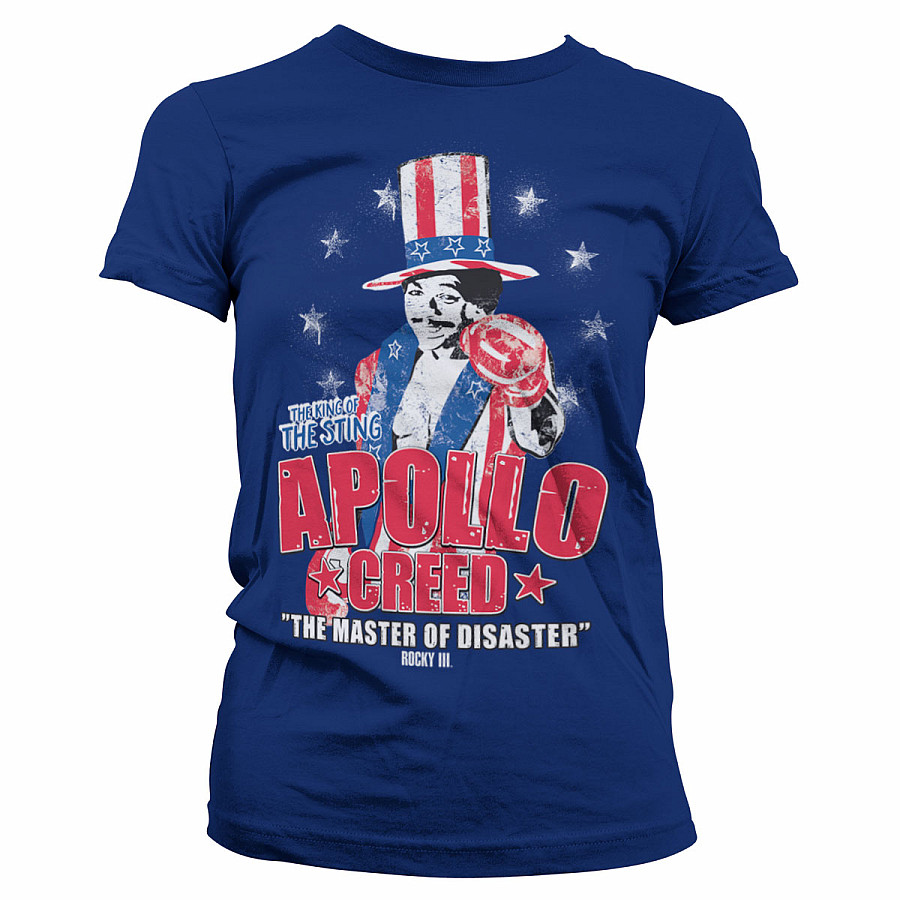Rocky tričko, Apollo Creed Girly, dámské, velikost XXL