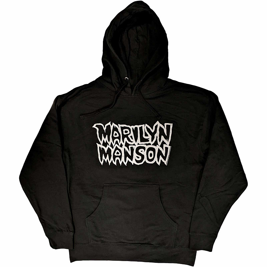 Marilyn Manson mikina, Classic Logo Black, pánská, velikost M