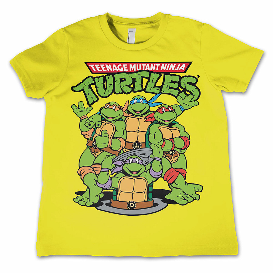 Želvy Ninja tričko, Group Kids Yellow, dětské, velikost XS velikost XS (4 roky)