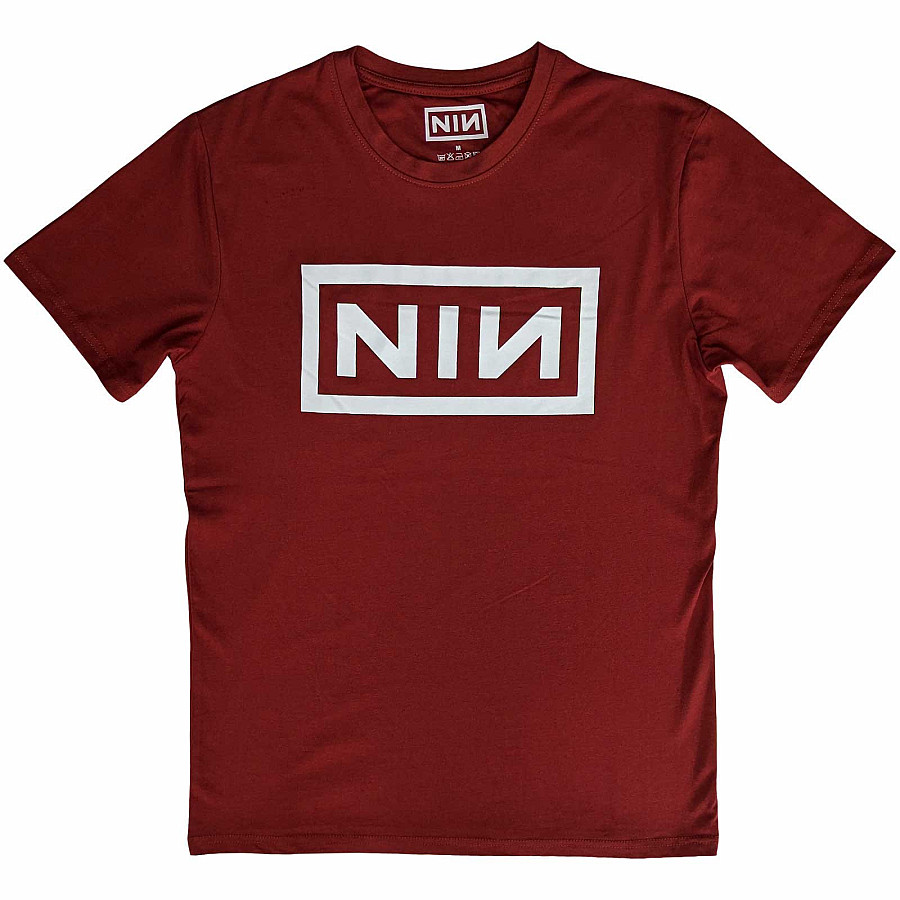 Nine Inch Nails tričko, Classic Logo Red, pánské, velikost L