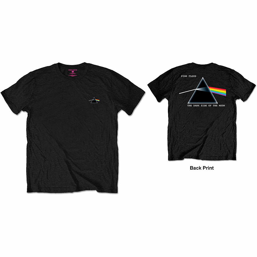 Pink Floyd tričko, DSOTM Prism BP Black, pánské, velikost XXL