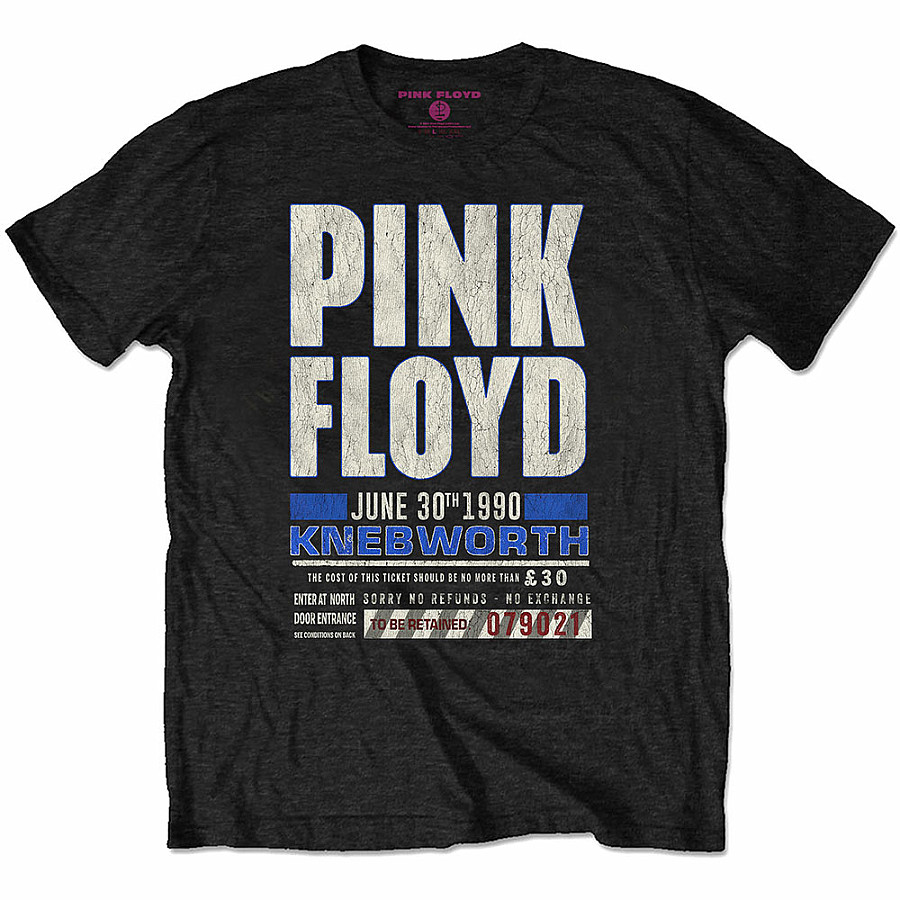 Pink Floyd tričko, Knebworth &#039;90 Blue Black, pánské, velikost L