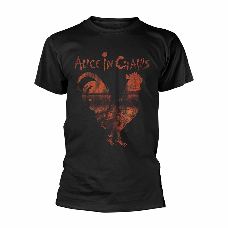 Alice in Chains tričko, Dirt Rooster Silhouette Black, pánské, velikost XL