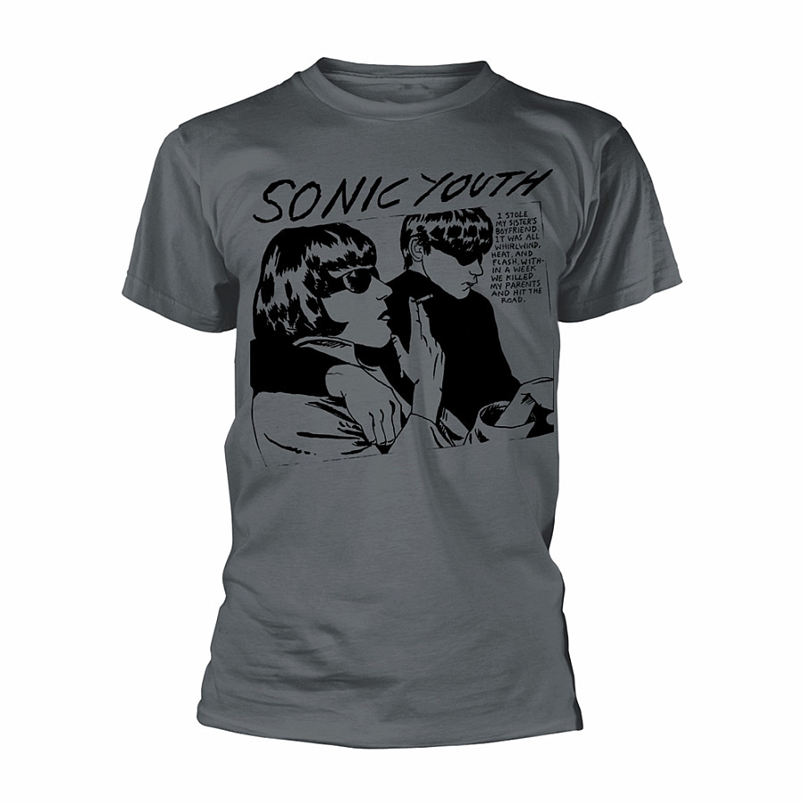 Sonic Youth tričko, Goo Album Cover Charcoal Grey, pánské, velikost M