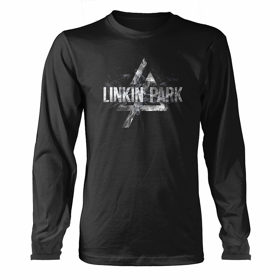 Linkin Park tričko dlouhý rukáv, Smoke Logo, pánské, velikost XL