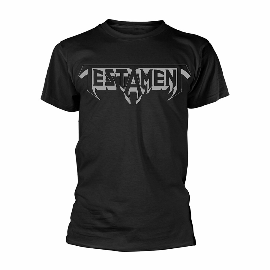 Testament tričko, Logo Grey Print Black, pánské, velikost S